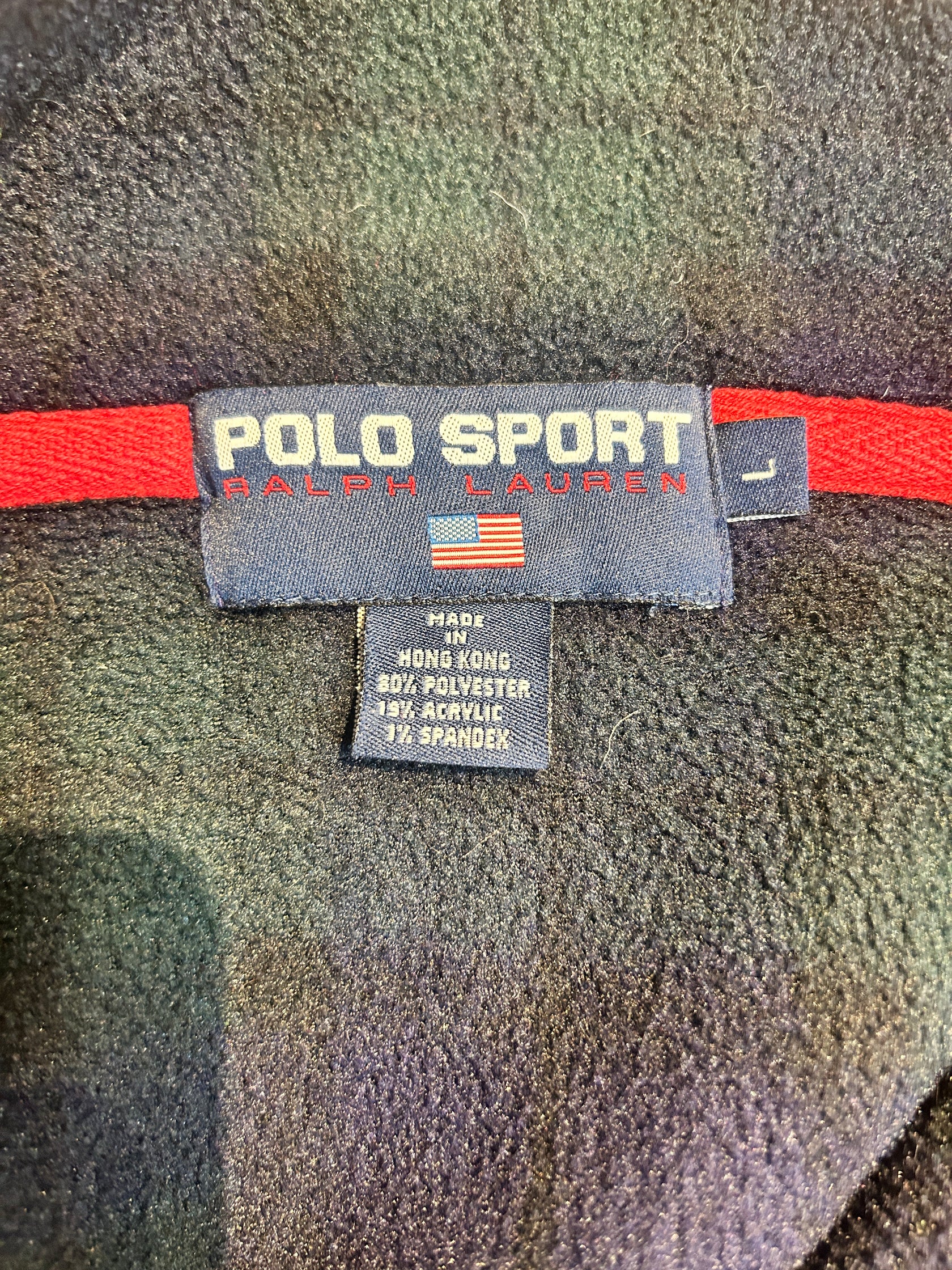 90's「RALPH LAUREN」フリースプルオーバー