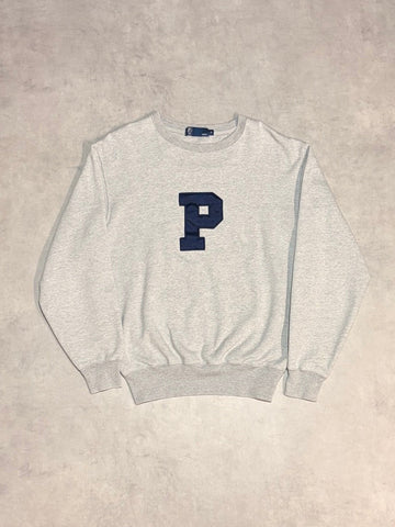 90's~00's POLO BY RALPH LAUREN 「Pワッペン」ロゴスウェット