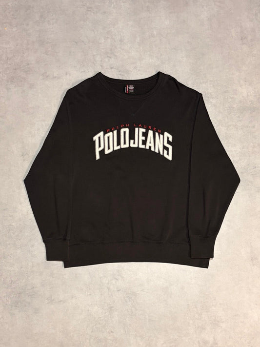 90's~00's RALPH LAUREN「POLO JEANS COMPANY」ロゴスウェット