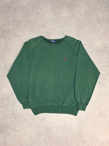 90's POLO BY RALPH LAUREN「香港製」ワンポイントスウェット