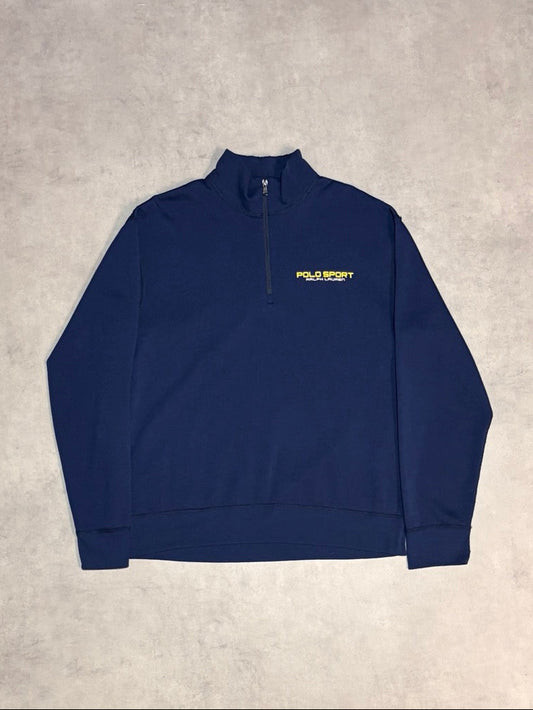 RALPH LAUREN「POLO SPORT」ハーフジップスウェット