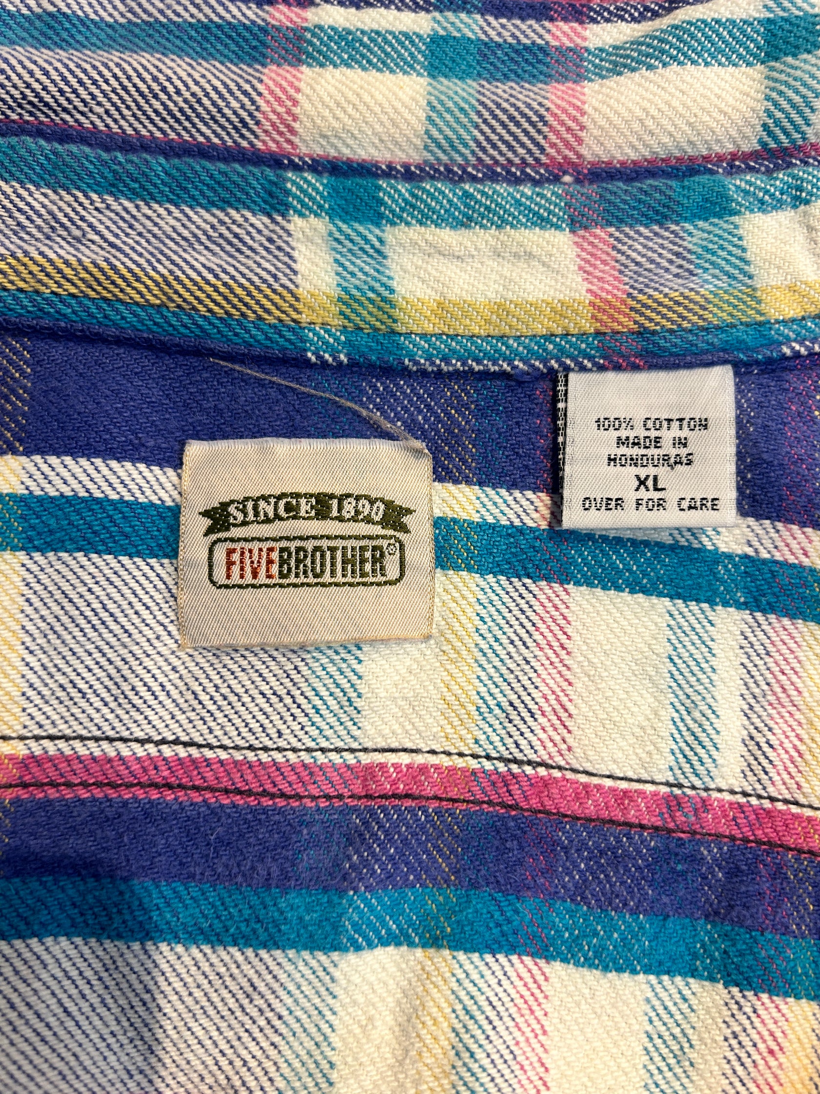 00's「FIVE BROTHER」ネルシャツ