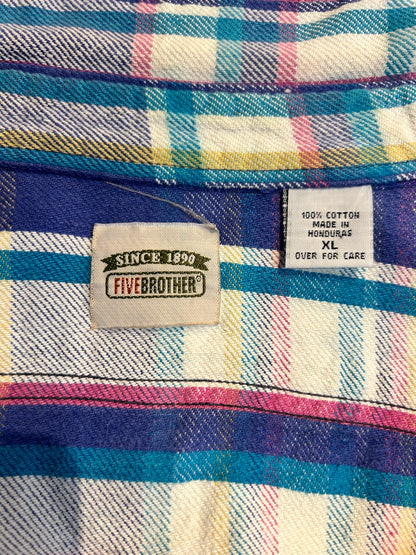 00's「FIVE BROTHER」ネルシャツ