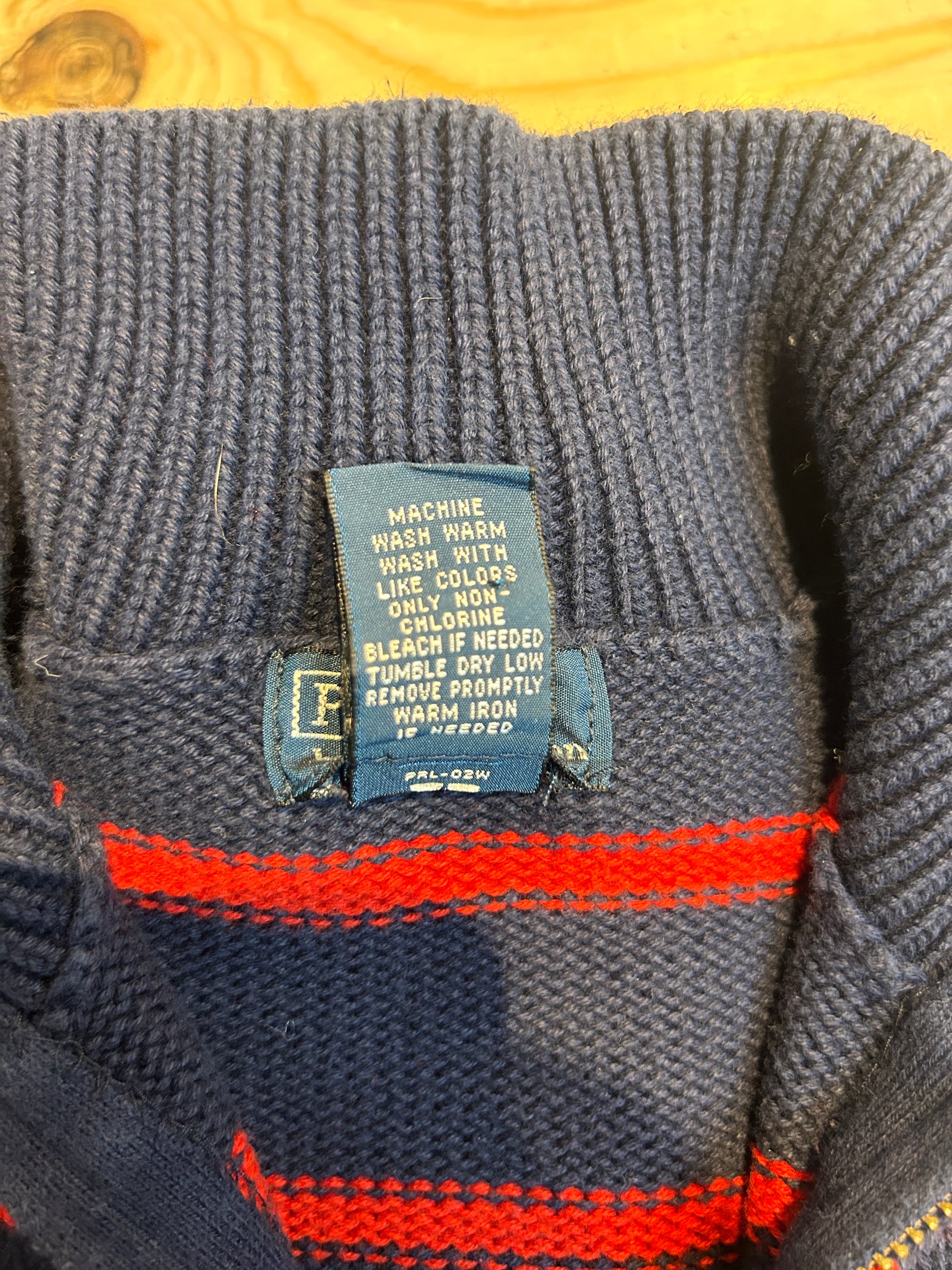 90's「Polo by Ralph Lauren」ハーフジップニット