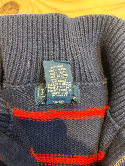 90's「Polo by Ralph Lauren」ハーフジップニット