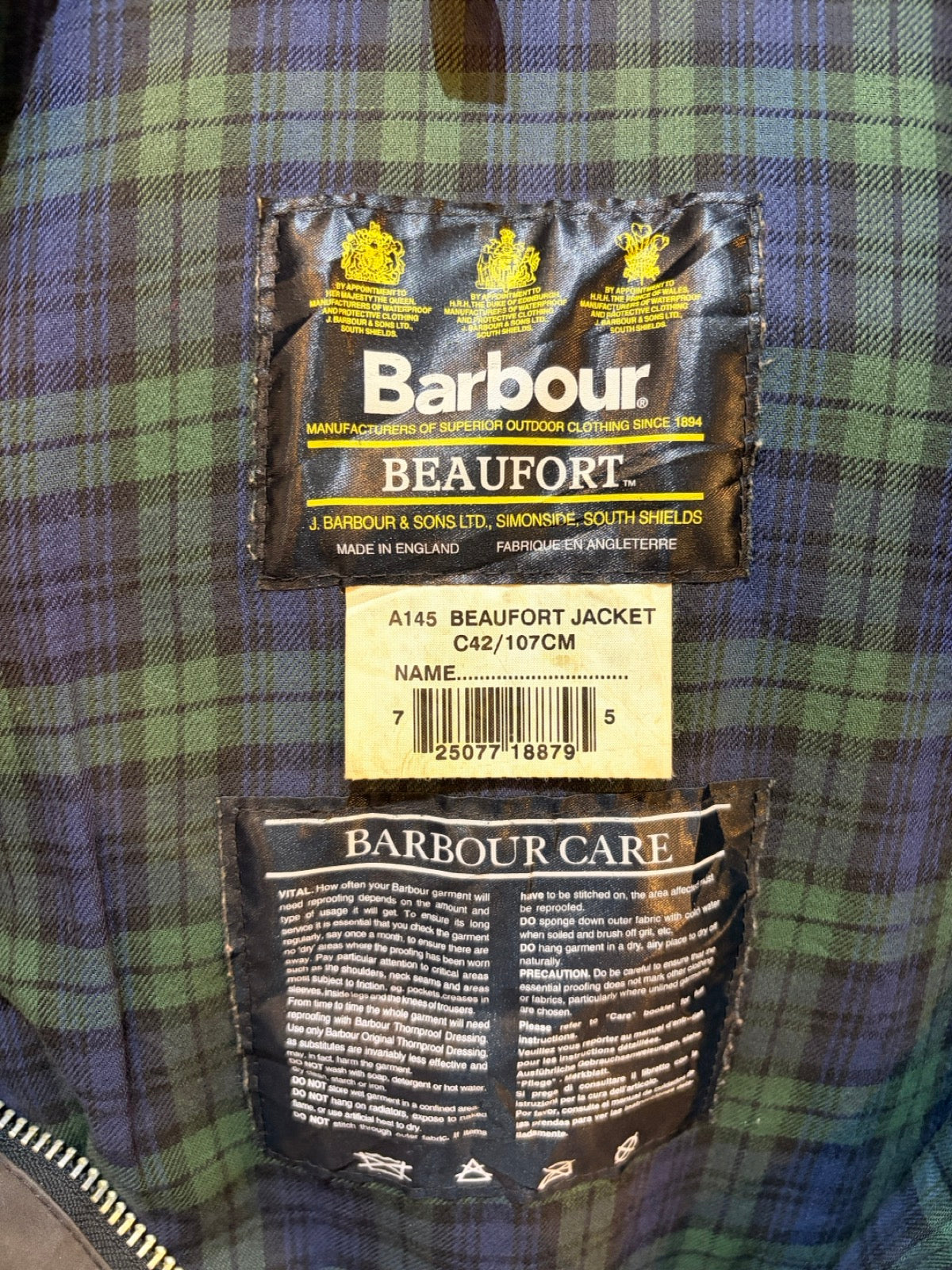 90’s BARBOUR「BEAUFORT」オイルドジャケット
