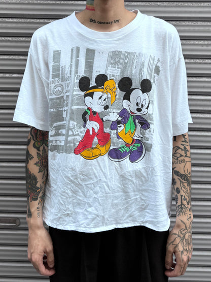 90’s DISNEY 「Mickey ＆ Minnie」キャラクターTシャツ