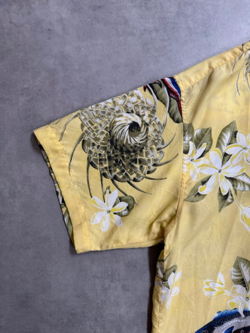00's PATAGONIA「Pataloha」Fish＆Flower柄　アロハシャツ