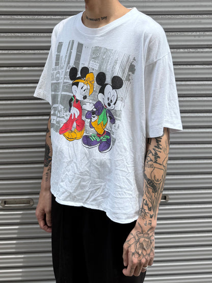 90’s DISNEY 「Mickey ＆ Minnie」キャラクターTシャツ