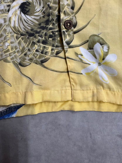 00's PATAGONIA「Pataloha」Fish＆Flower柄　アロハシャツ