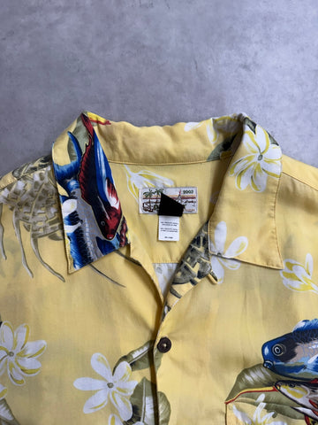 00's PATAGONIA「Pataloha」Fish＆Flower柄　アロハシャツ