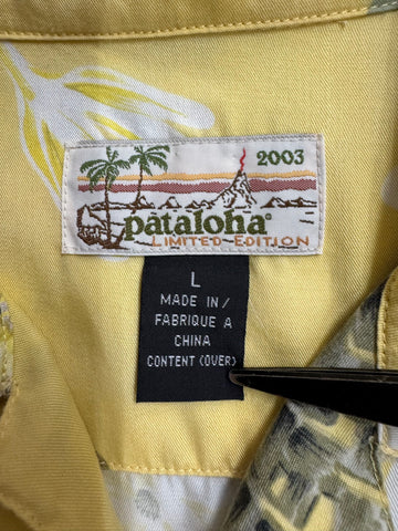 00's PATAGONIA「Pataloha」Fish＆Flower柄　アロハシャツ