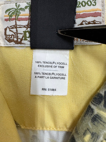 00's PATAGONIA「Pataloha」Fish＆Flower柄　アロハシャツ