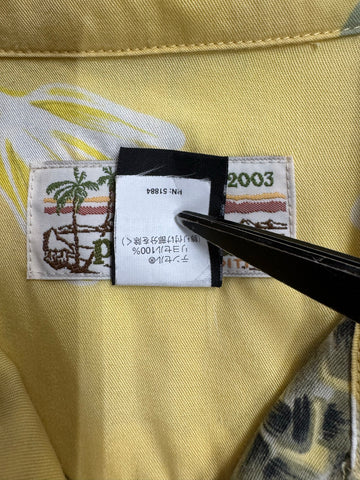 00's PATAGONIA「Pataloha」Fish＆Flower柄　アロハシャツ