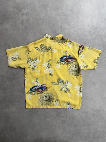 00's PATAGONIA「Pataloha」Fish＆Flower柄　アロハシャツ