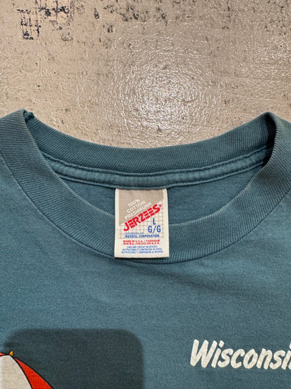 90’s LOONEY TUNES 「Wisconsin Dells」USA製 キャラクターTシャツ
