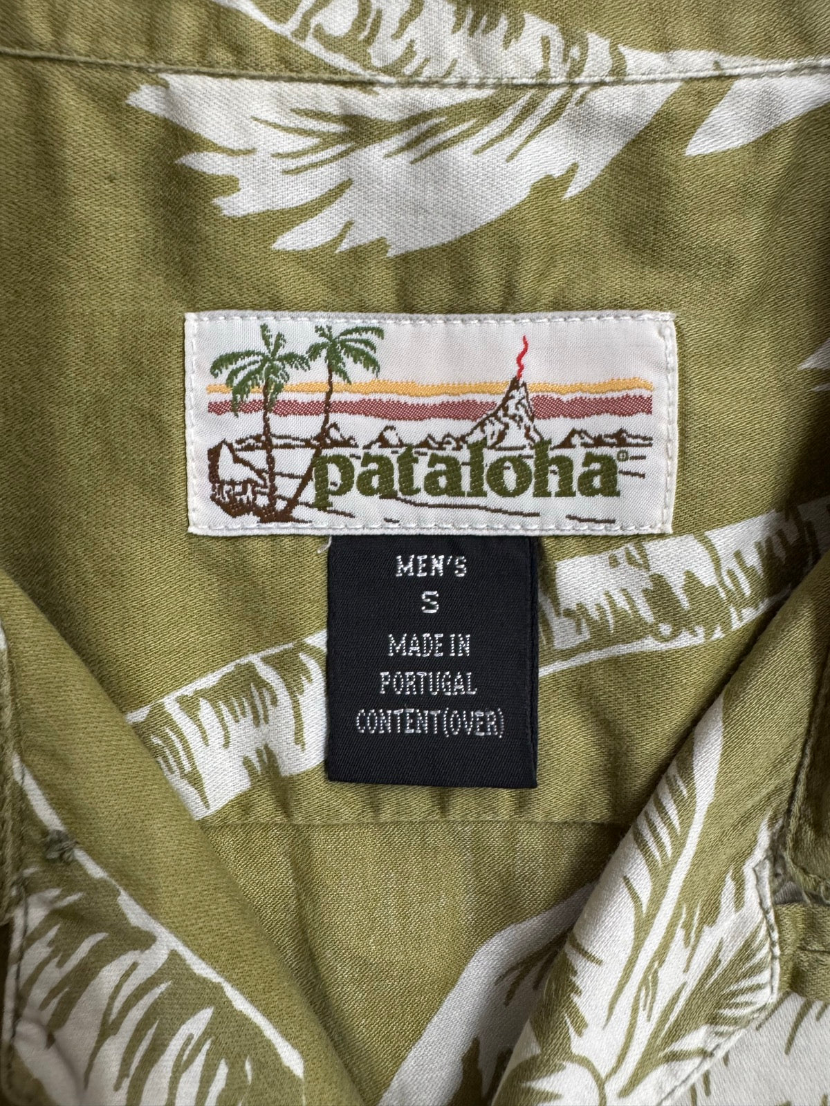 00's PATAGONIA「Pataloha」ヤシの木柄　アロハシャツ