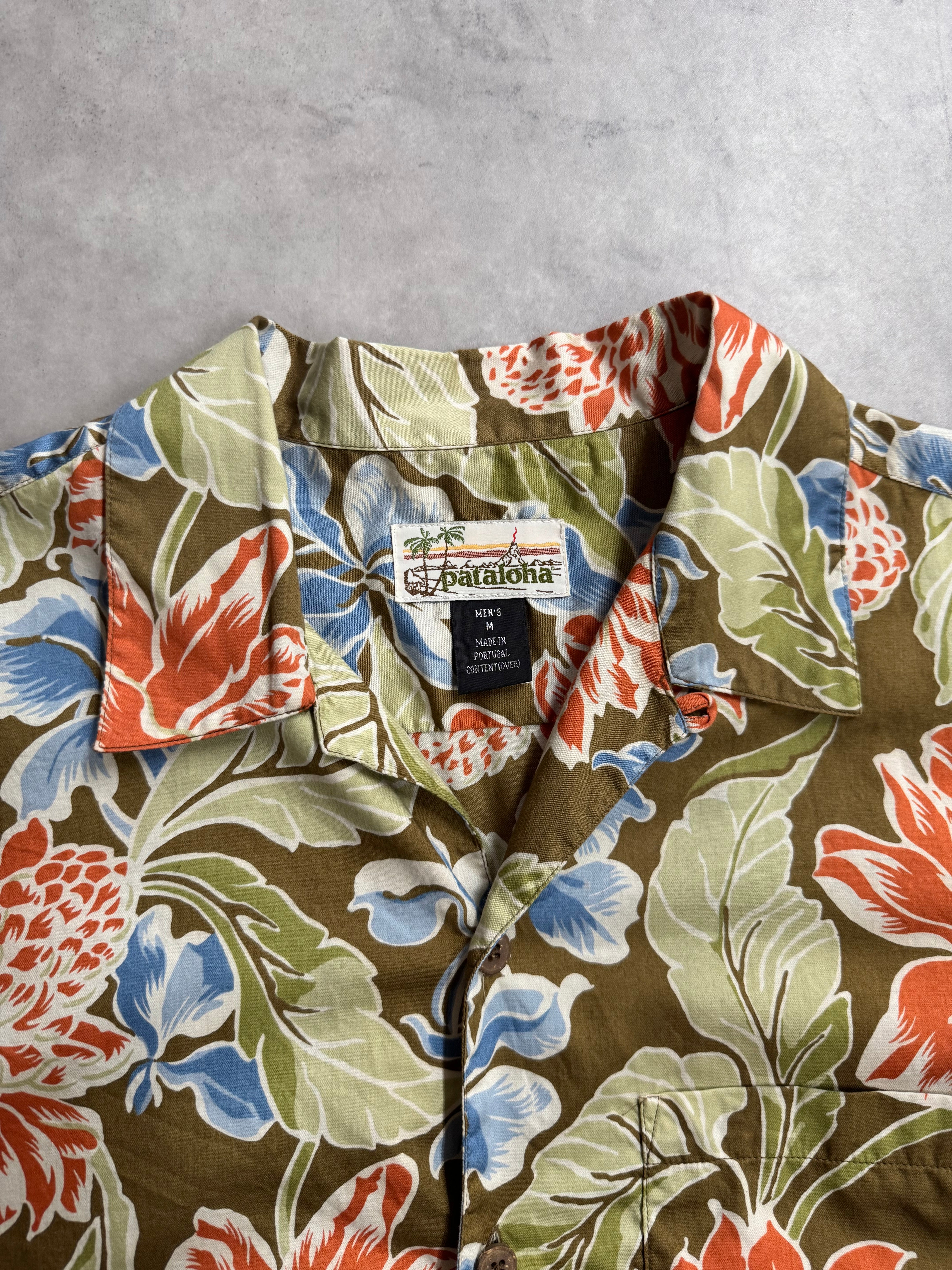 00's PATAGONIA「Pataloha」ボタニカル柄 アロハシャツ – FUJI STORE