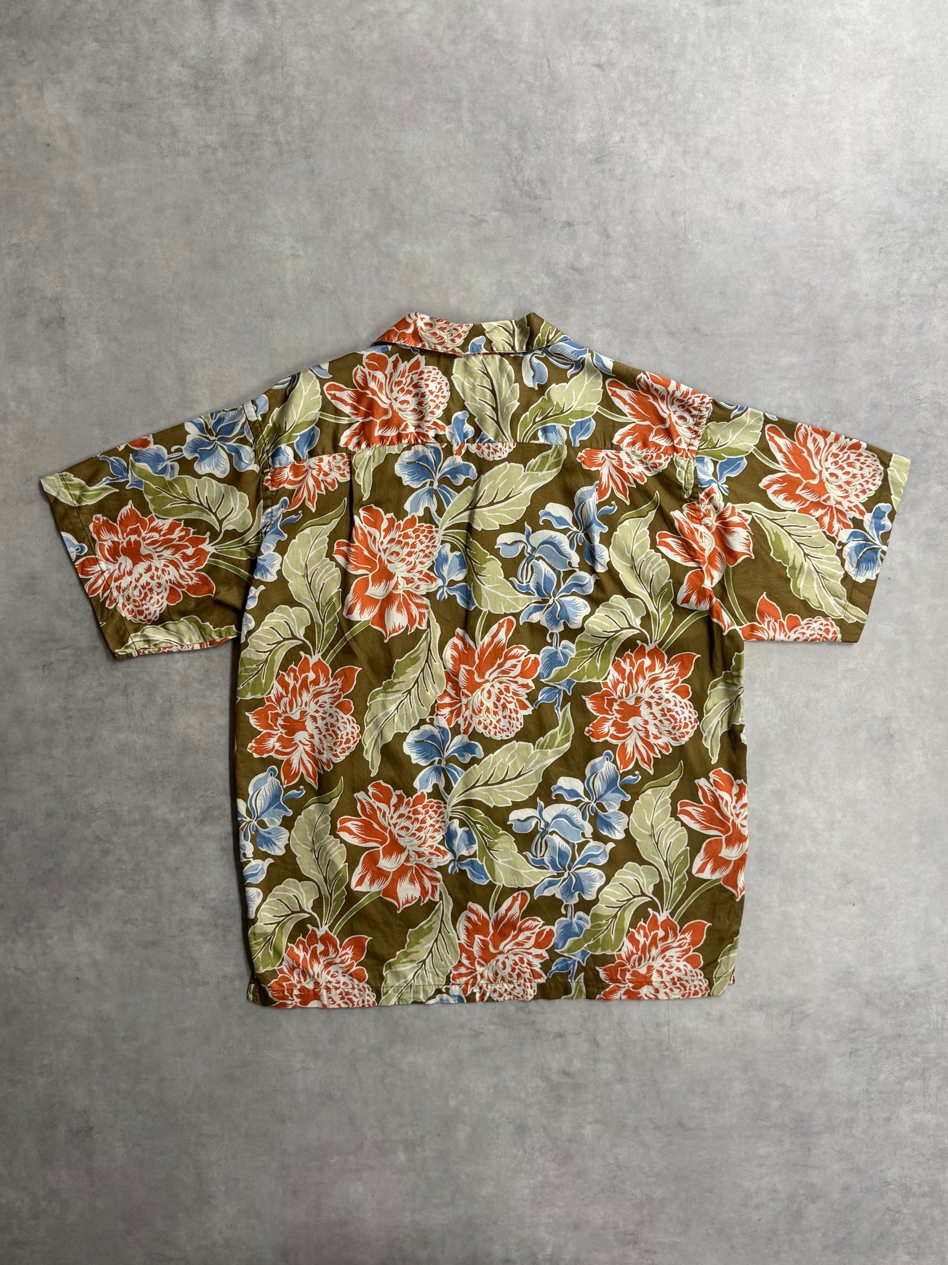 00's PATAGONIA「Pataloha」ボタニカル柄 アロハシャツ – FUJI STORE