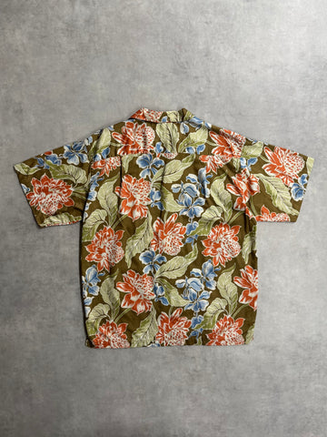 00's PATAGONIA「Pataloha」ボタニカル柄　アロハシャツ