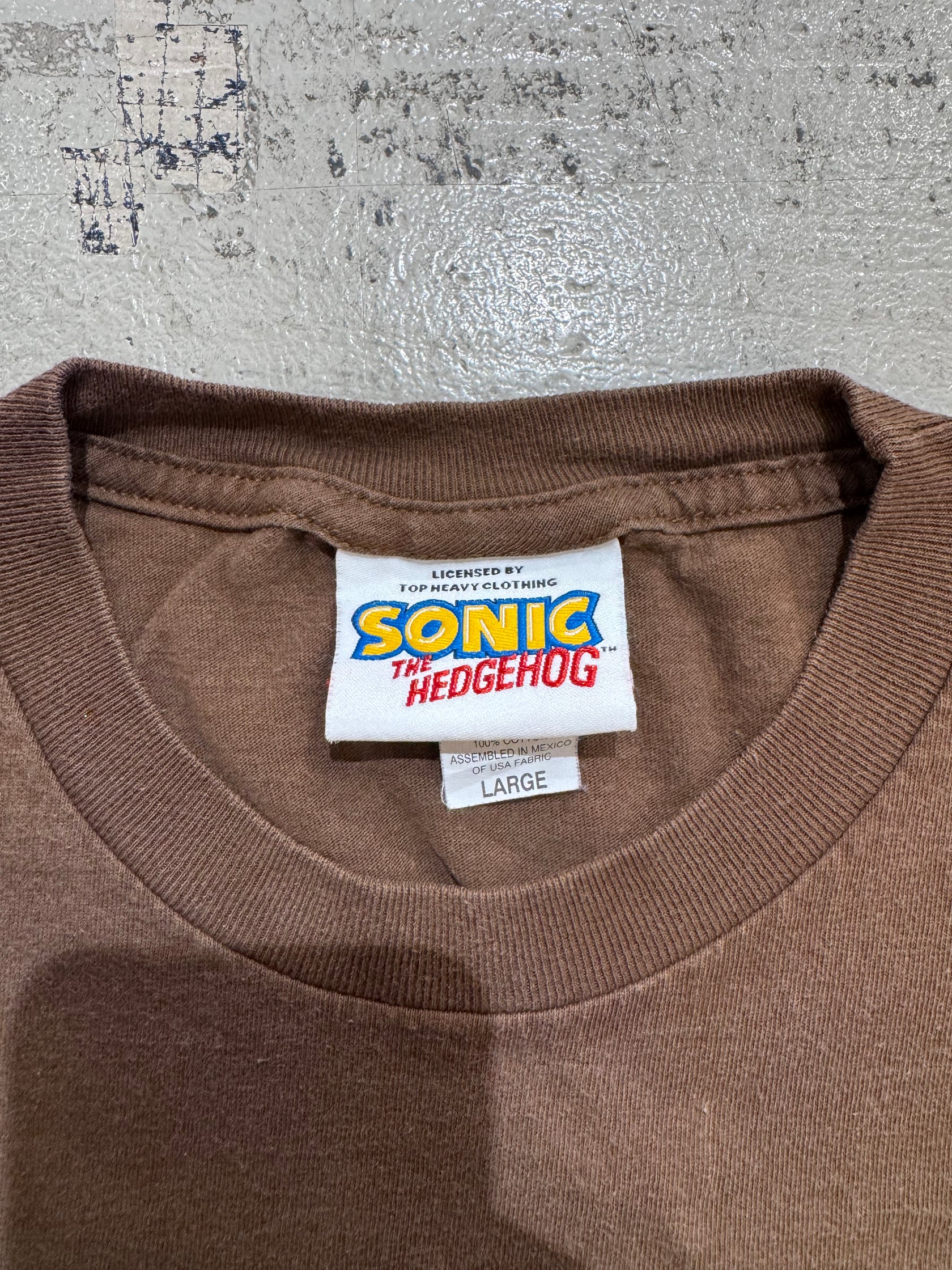 00's SONIC「OLD SCHOOL」キャラクターTシャツ