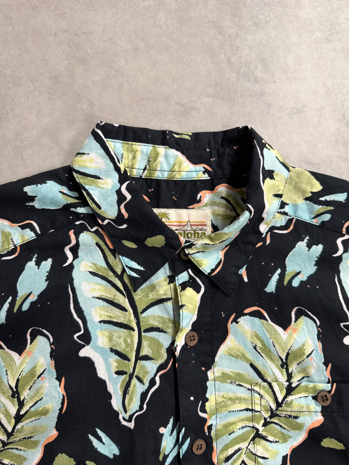 00's PATAGONIA「Pataloha」リーフ柄　アロハシャツ
