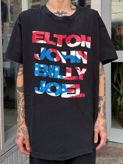 90's ELTON JOHN BILLY JOEL「Face to Face Tour」バンドTシャツ