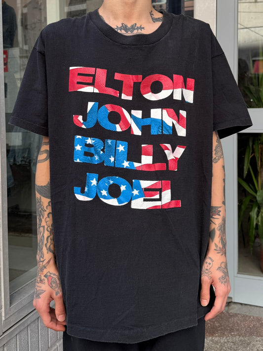90's ELTON JOHN BILLY JOEL「Face to Face Tour」バンドTシャツ