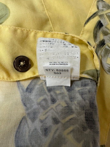 00's PATAGONIA「Pataloha」Fish＆Flower柄　アロハシャツ
