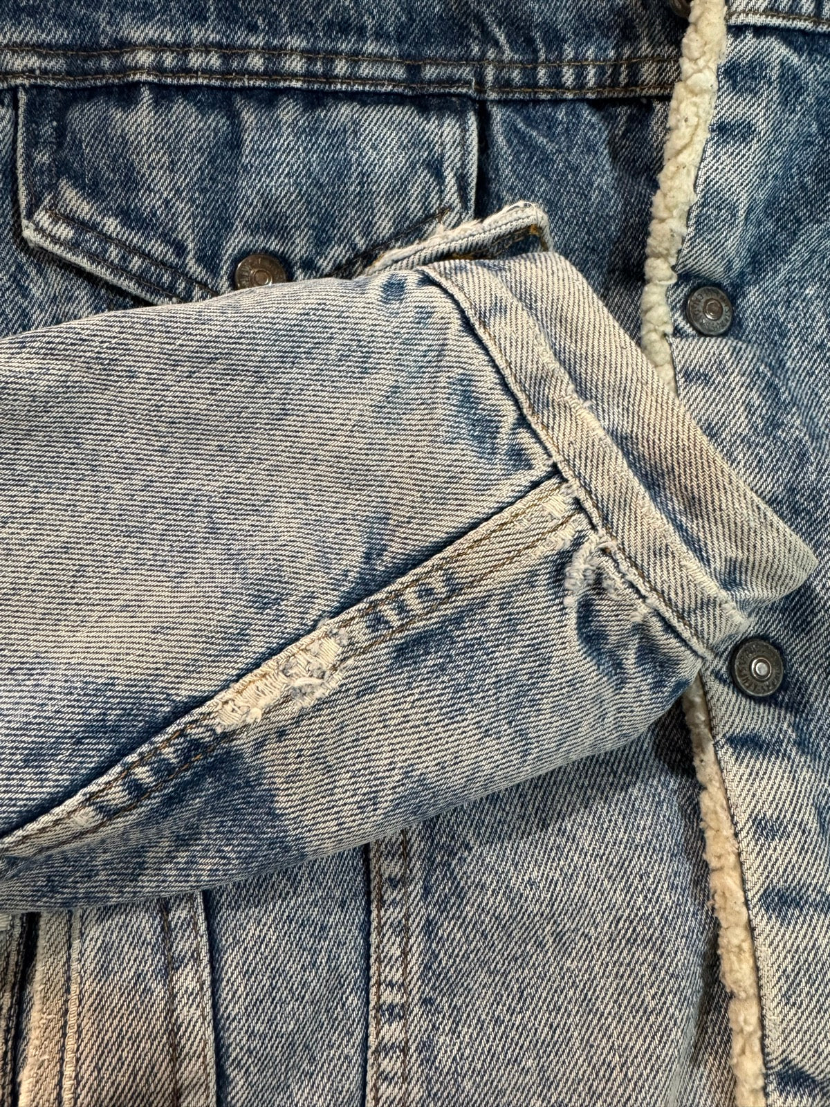 80's LEVI’S「71608-0216」USA製 デニムボアジャケット