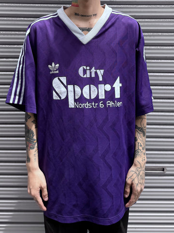 90's adidas 「HANSA DOLBERG」サッカーシャツ