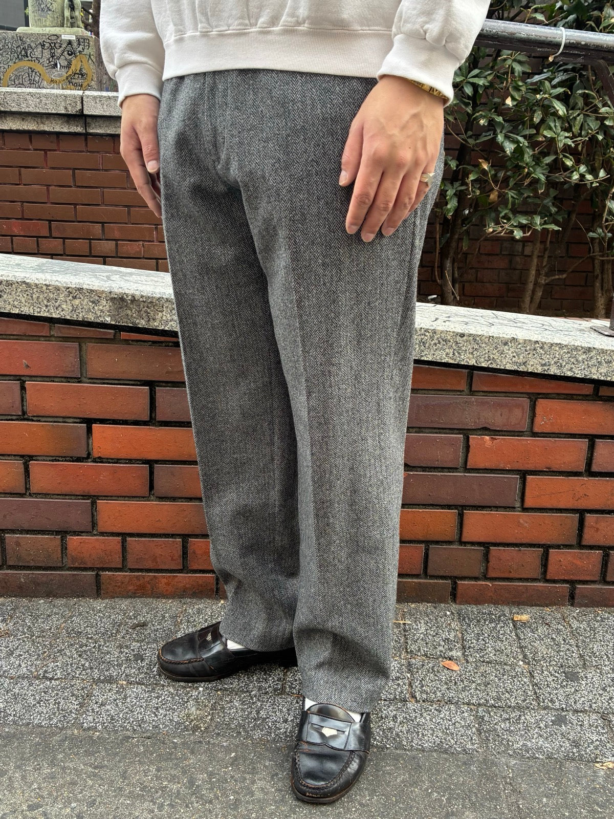 90's Ralph lauren ツイードスラックス