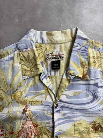 00's PATAGONIA「Pataloha」ヤシの木柄　アロハシャツ