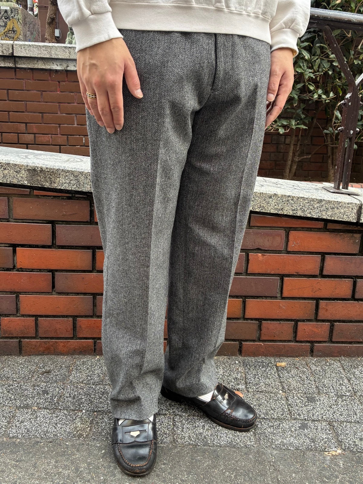90's Ralph lauren ツイードスラックス