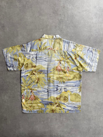 00's PATAGONIA「Pataloha」ヤシの木柄　アロハシャツ