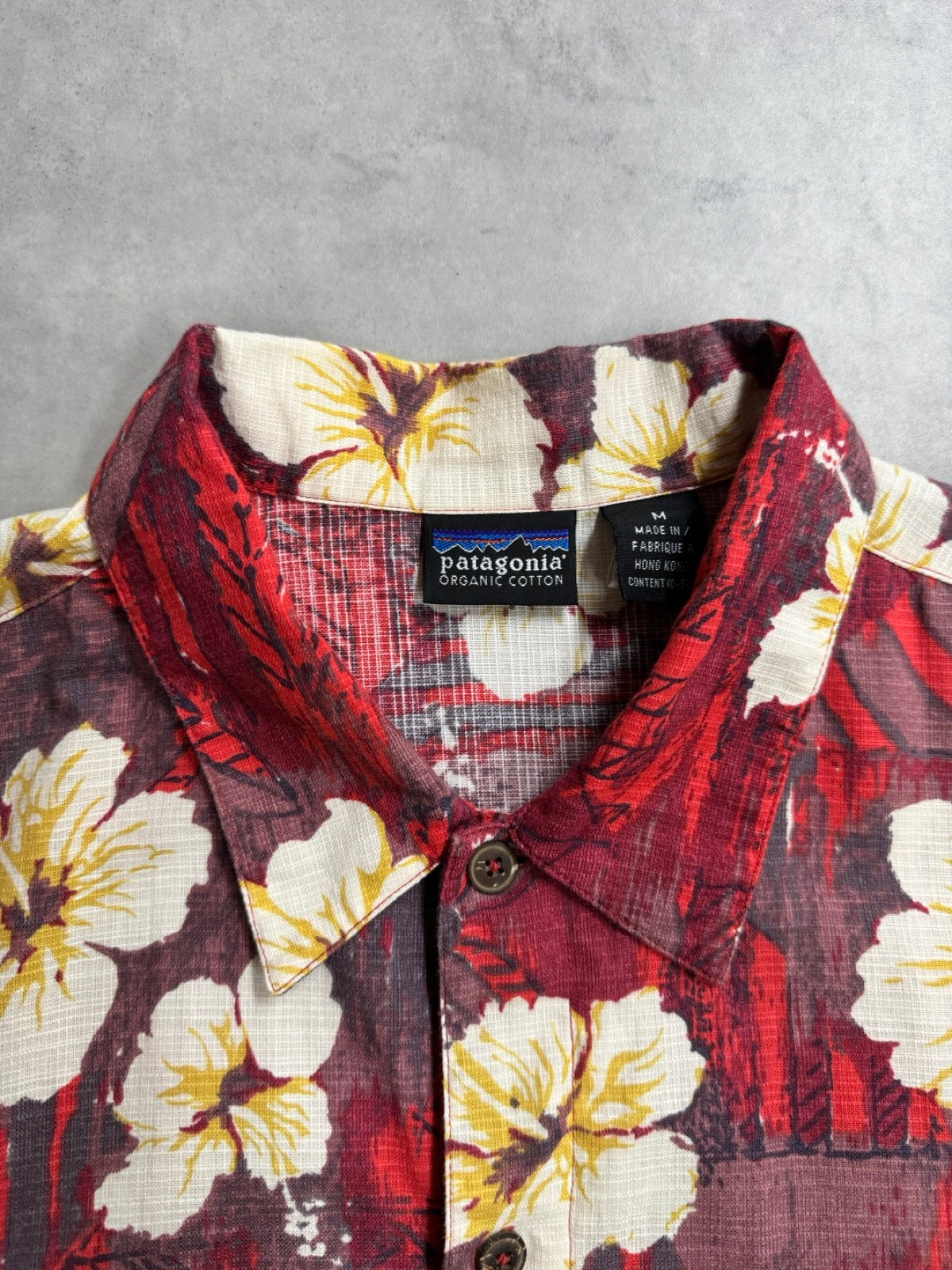 90's PATAGONIA 「Pataloha」ハイビスカス柄　アロハシャツ