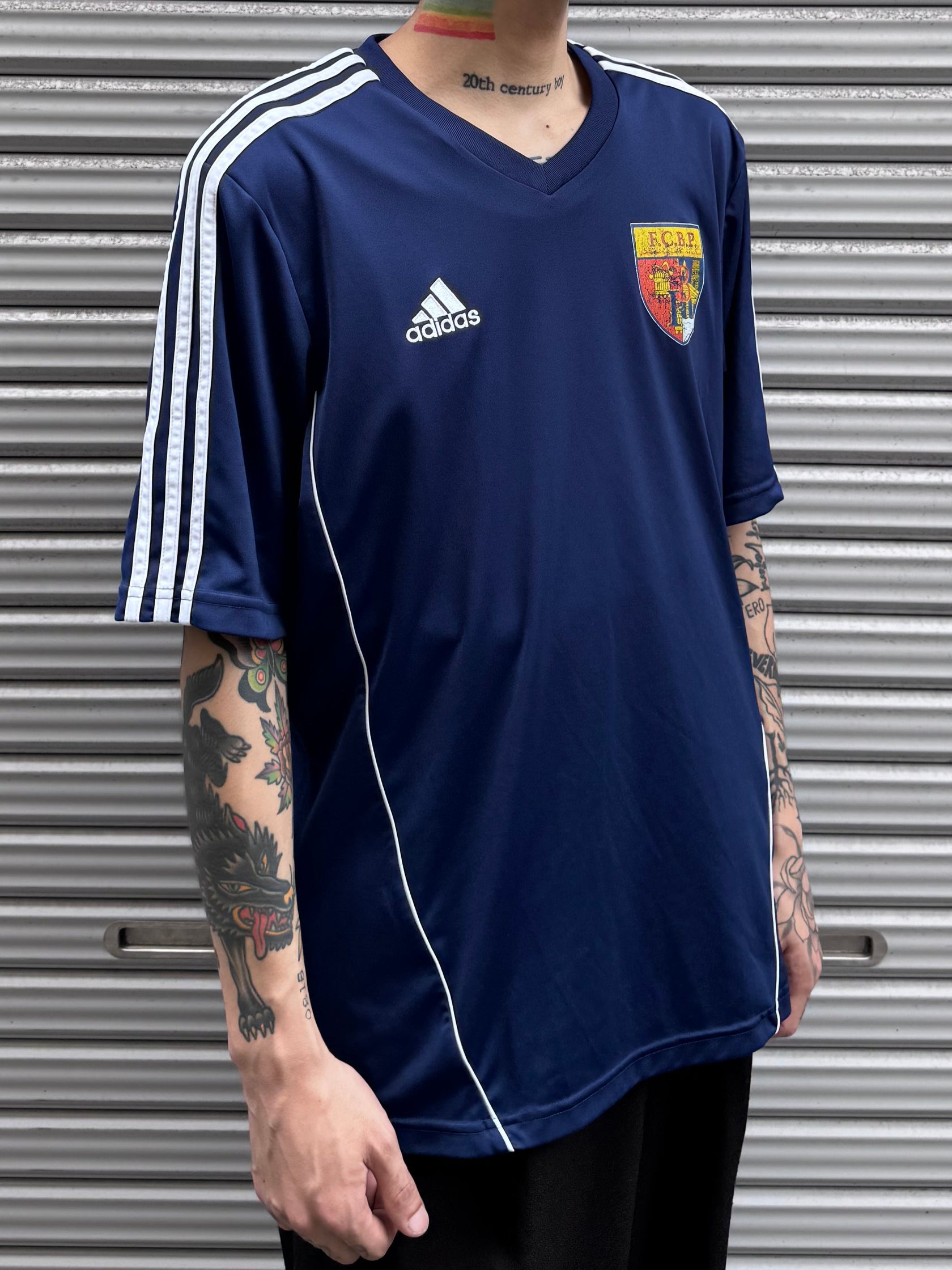 00’s adidas ｢F.C.B.P.｣ サッカーシャツ