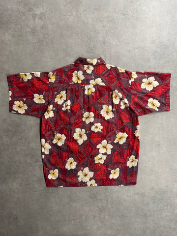 90's PATAGONIA 「Pataloha」ハイビスカス柄　アロハシャツ