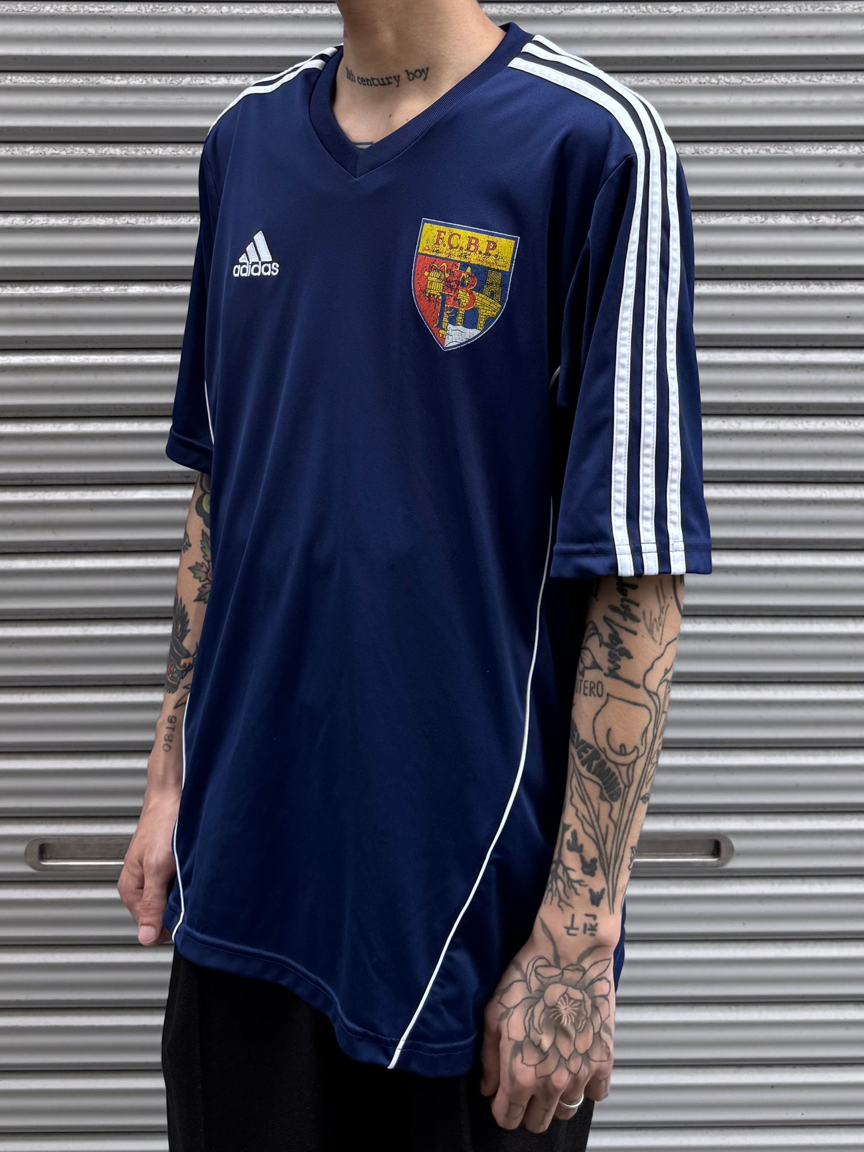 00’s adidas ｢F.C.B.P.｣ サッカーシャツ