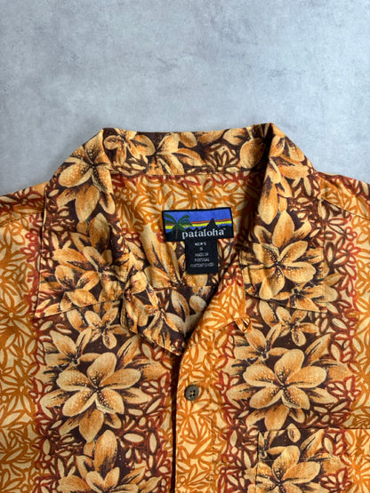 90's PATAGONIA「Pataloha」ポイントブレイク柄 アロハシャツ