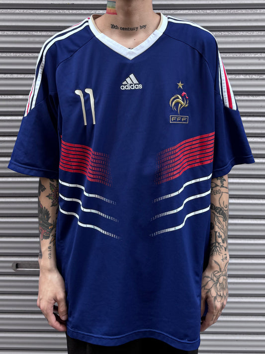 00’s adidas 「フランス代表 11 Gignac」サッカーシャツ