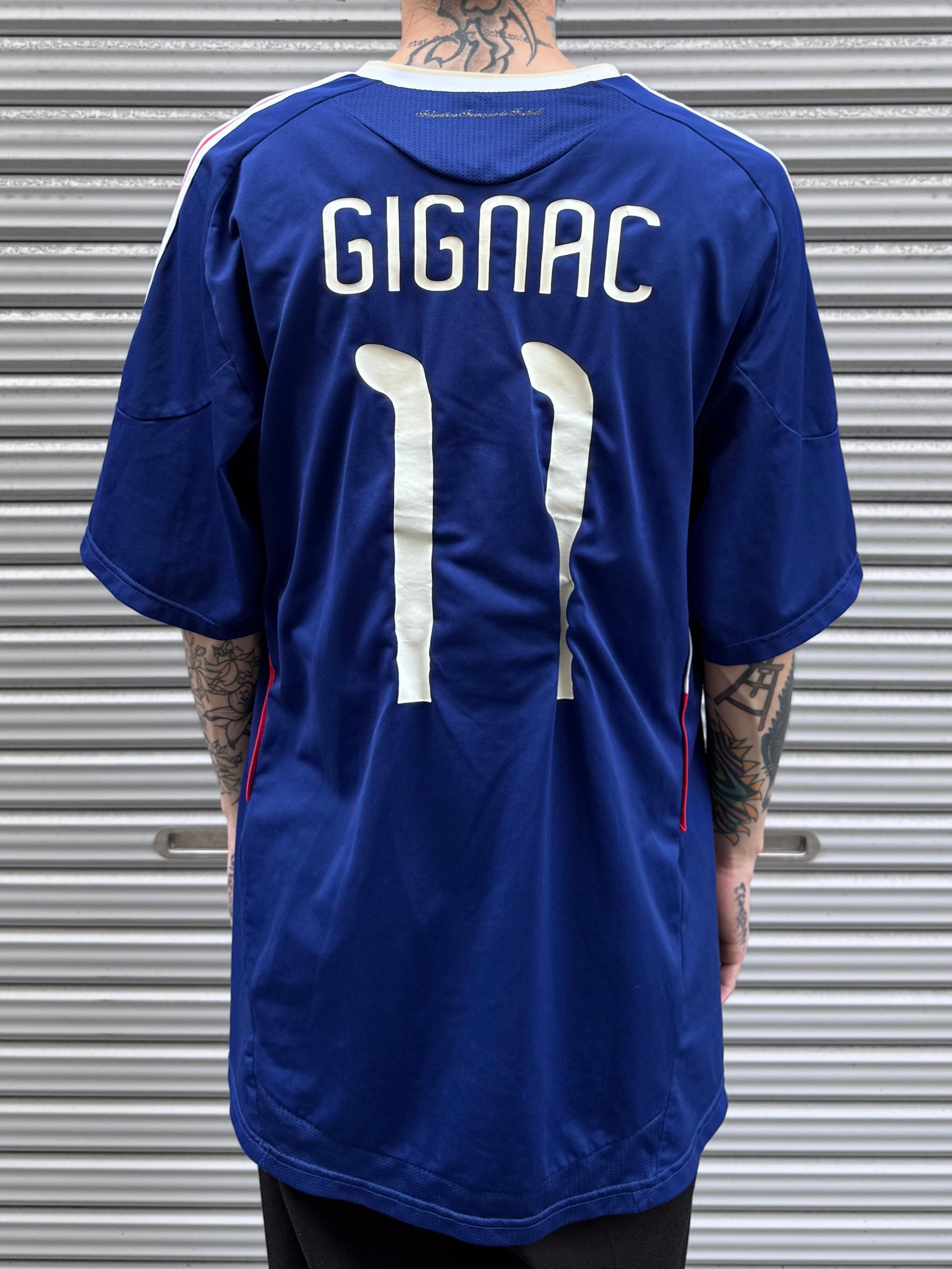 00’s adidas 「フランス代表 11 Gignac」サッカーシャツ