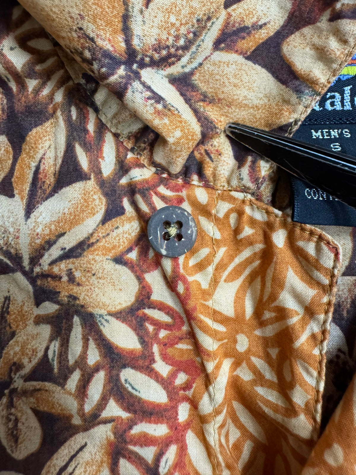 90's PATAGONIA「Pataloha」ポイントブレイク柄 アロハシャツ