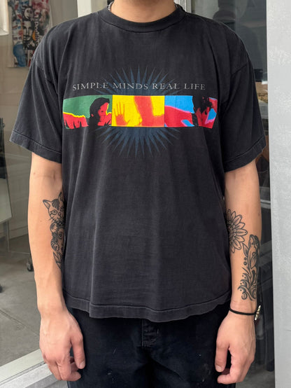 90's SIMPEL MINDS「REAL LIFE TOUR」バンドTシャツ