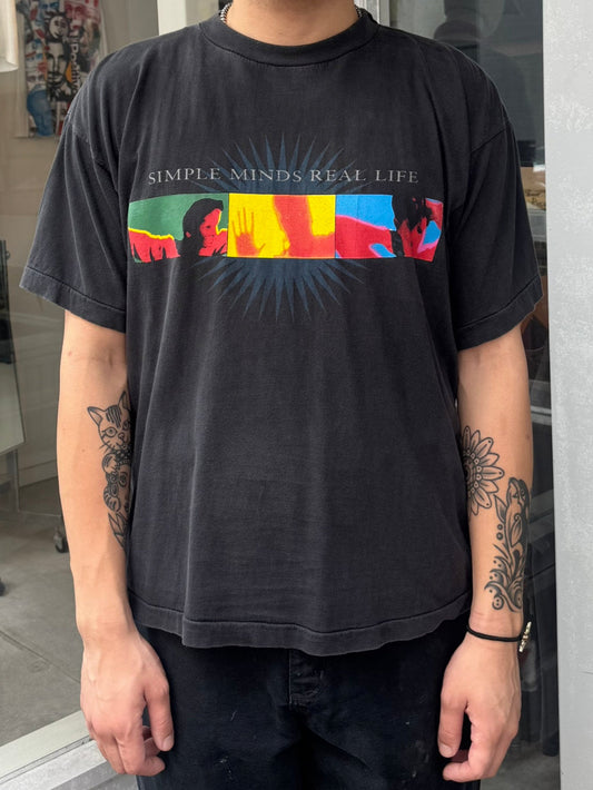 90's SIMPEL MINDS「REAL LIFE TOUR」バンドTシャツ