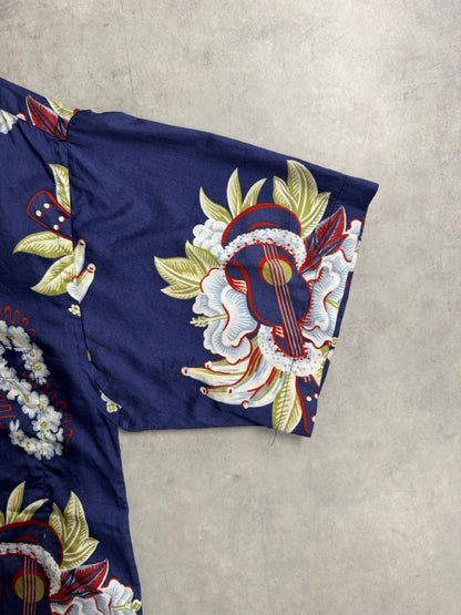 00's PATAGONIA「Pataloha」ウクレレ柄 アロハシャツ
