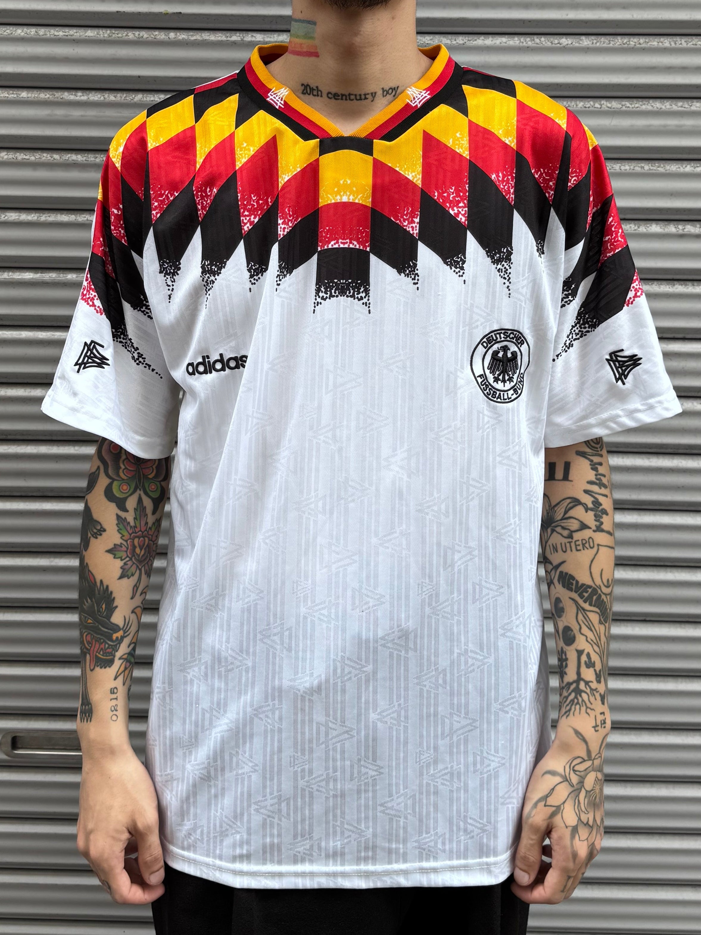 サッカー 90s FIFA WORLD CUP ドイツ代表 90's adidas 「ドイツ代表 FIFA world cup」サッカーシャツ