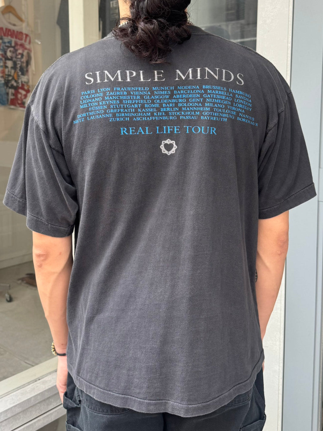 90's SIMPEL MINDS「REAL LIFE TOUR」バンドTシャツ