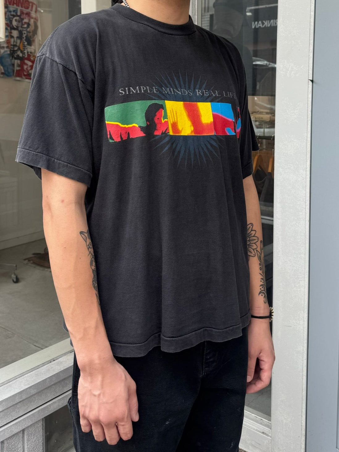 90's SIMPEL MINDS「REAL LIFE TOUR」バンドTシャツ