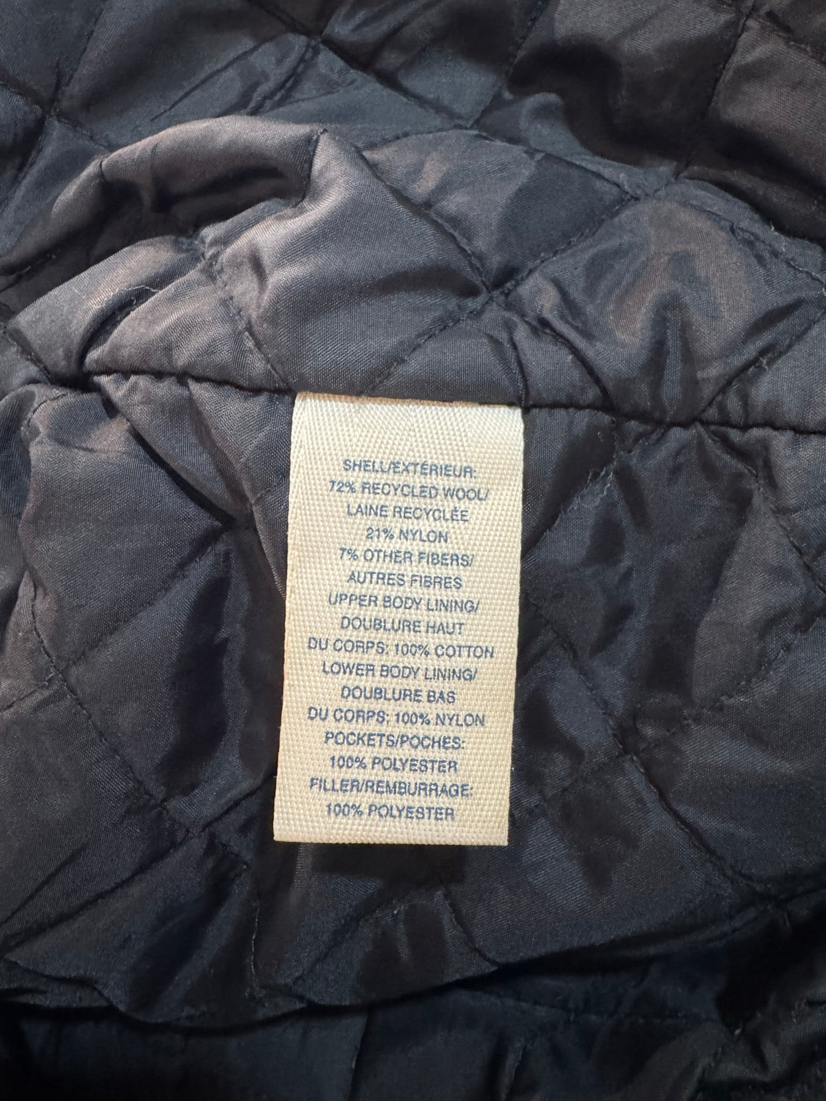 00's OLD NAVY「Big Size」ウールジャケット